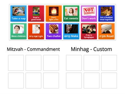 Mitzvah or Minhag - Shabbat