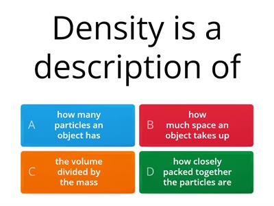 Density Quiz