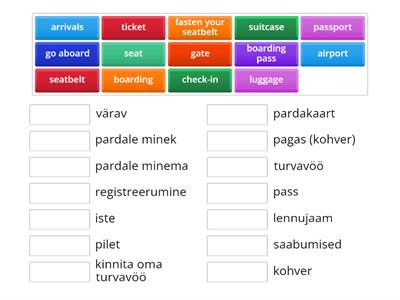 Travel vocabulary 1