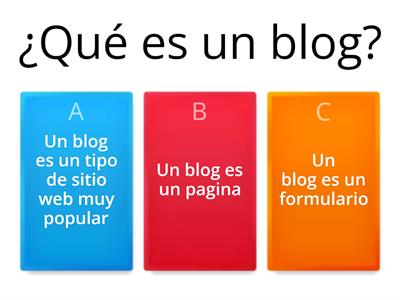 Quiz Blog y Formularios