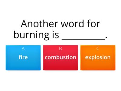 Me5a Geography - Combustion Review
