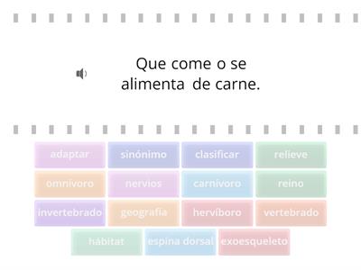 Palabras de la Semana 5 (Q1W5) Emparejar