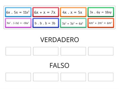 EXPRESIONES ALGEBRAICAS (+,-,.,:)