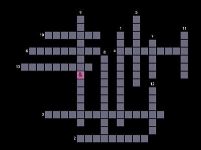 Osmosis and Diffusion Crossword