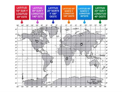 ACTIVIDAD COORDENADAS GEOGRÁFICAS.