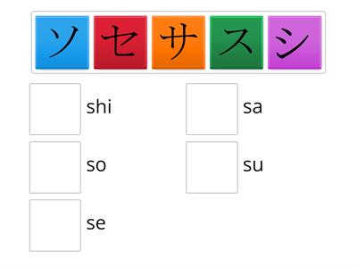 03. Katakana to Romaji (sa) (shi) (su) (se) (so)