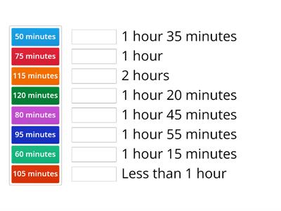 Convert Minutes to Hours