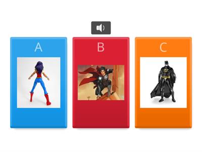 Listening activity - Superheroes