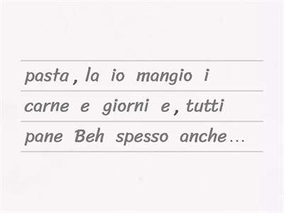 AD1 U5 traccia 38 Che cosa mangiate di solito?