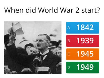 World War 2 key facts quiz