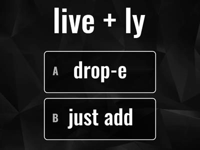 36. Drop-e or just add