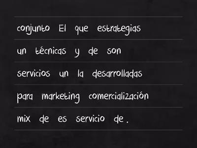 Mezcla de marketing de servicios 