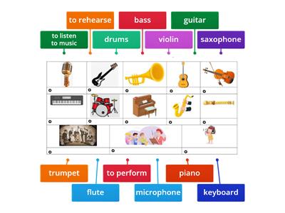 music vocabulary worksheet