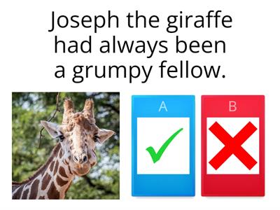 The Giraffe Who Forgot How to Laugh quiz