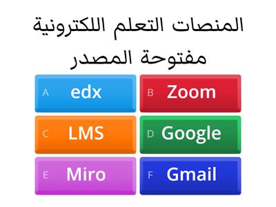 حنين بنات مشروع ادوات التعلم الالكتروني