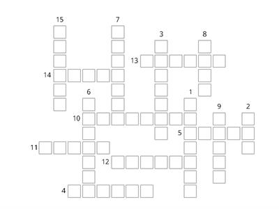 Crossword week 23