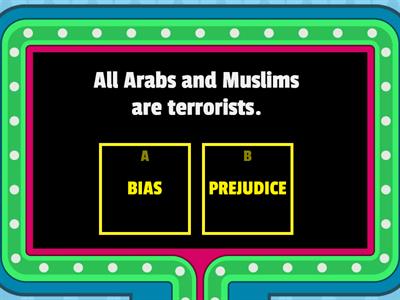 BIAS OR PREJUDICE