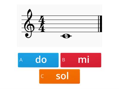 Cuestionario Notas musicales (do-Fa)