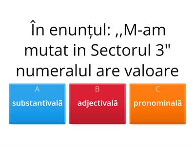 Numeralul clasa a VI-a