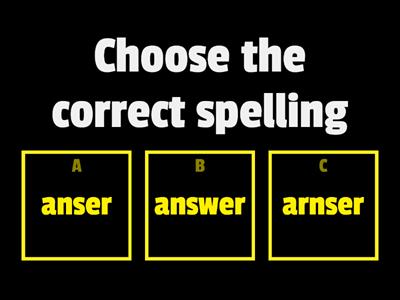 Spelling for Year 4