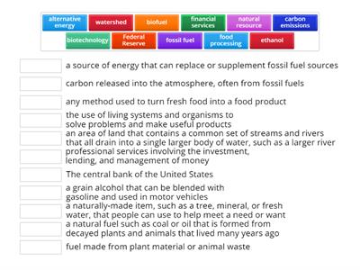 Ohio Chapter 10 Vocabulary