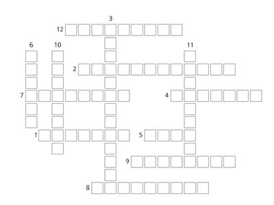 Unit 3 Crossword