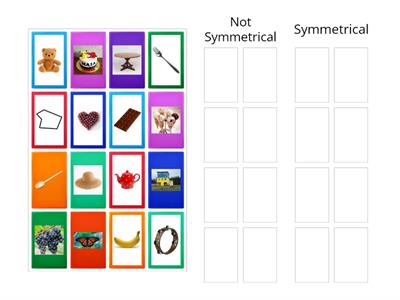 Sort the Symmetrical Shapes Game