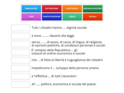 art.3 Costituzione Italiana