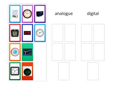 Analogue or Digital Clock?