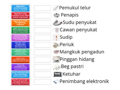 Alatan yang digunakan bagi penghasilan cream puff