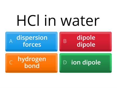 Q1W3 - Intermolecular Forces of Attraction