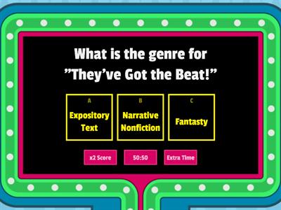 They've Got the Beat Quiz