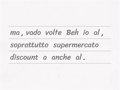 AD1 U5 traccia 39  di solito dove fate la spesa?