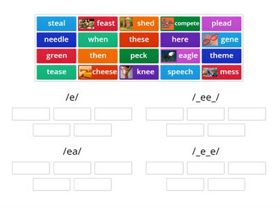 Vowel /e/ - long and short sound