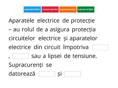 Aparatele electrice de protecție 