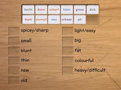 Stationary adjectives