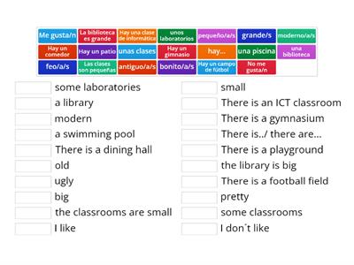 School facilities Y7