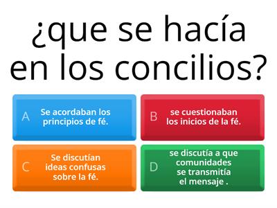 cuestionario formacion teologica