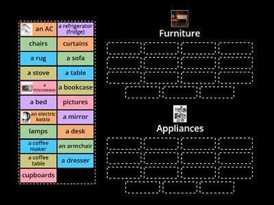 Furniture & appliances