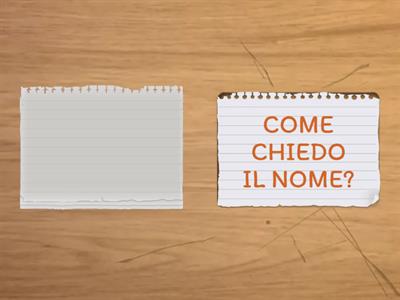 Come chiedo...