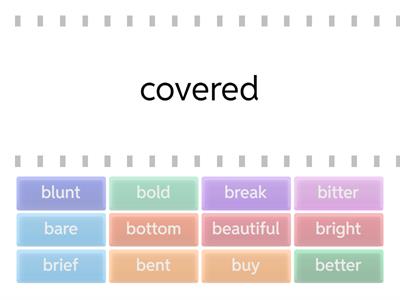 Antonyms / Opposites No 2  Level 1 English