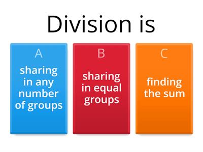 DIVISION QUIZ  FOR CLASS 2 