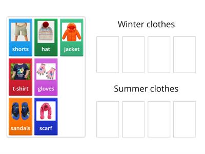 Froggy gets dressed- winter and summer clothes 