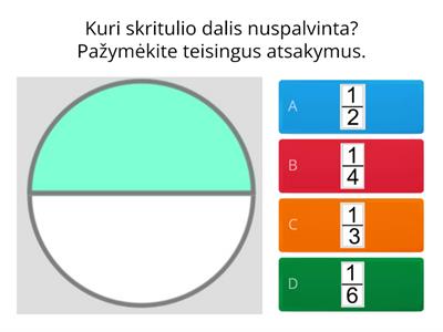 PAPRASTOSIOS TURPMENOS_suraskite teisingus atsakymus