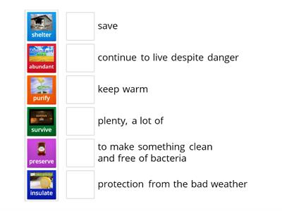 11 A - Surviving Extreme Weather- Vocabulary Easy