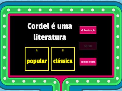 LITERATURA DE CORDEL