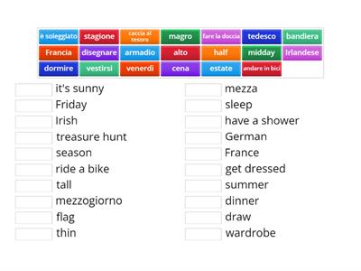 Revision : vocabulary 