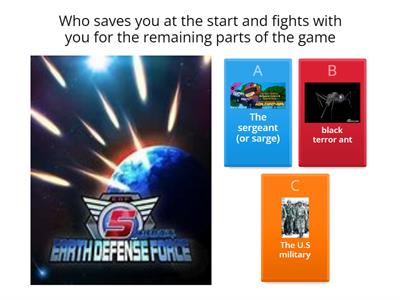 Earth defence force 5 quiz