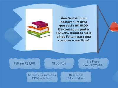 Resolvendo problemas de adição e subtração 