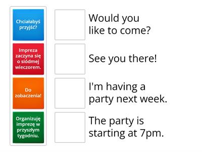 Invitation (your birthday party)